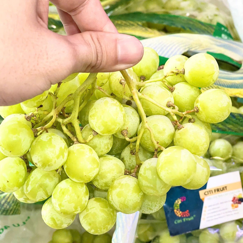 Nho Xanh Không Hạt Mỹ