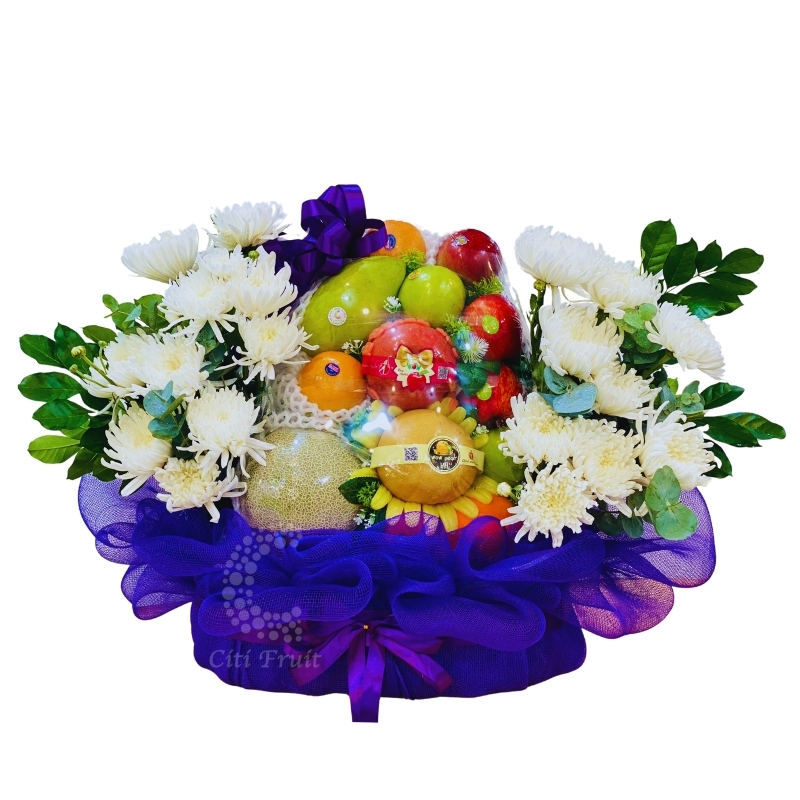 Giỏ Hoa Quả Viếng Tang CH15