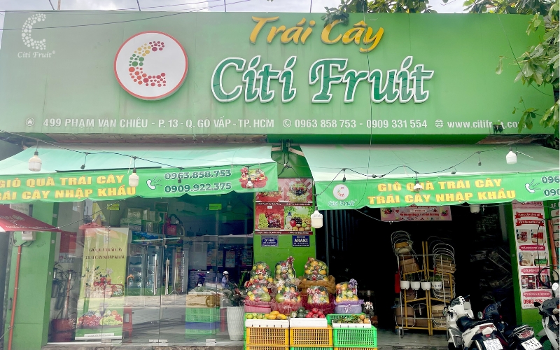 Không gian cửa hàng Citi Fruit 499 Phạm Văn Chiêu